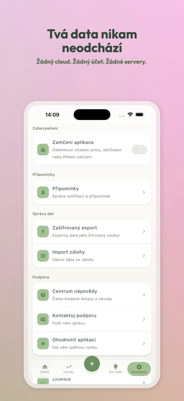 Pomaia app screenshot